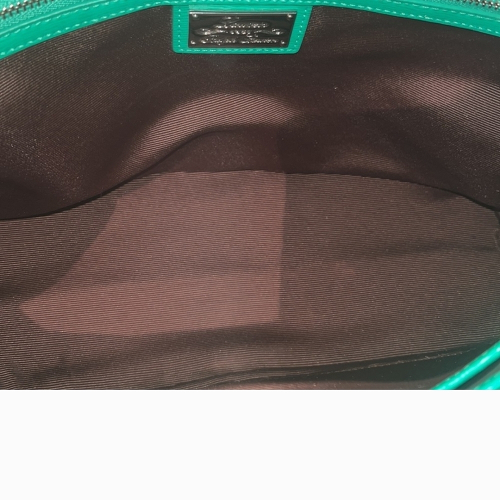 Lauren Ralph Lauren Green and Silver Tote Bag with Modern Design - Picture 12 of 13